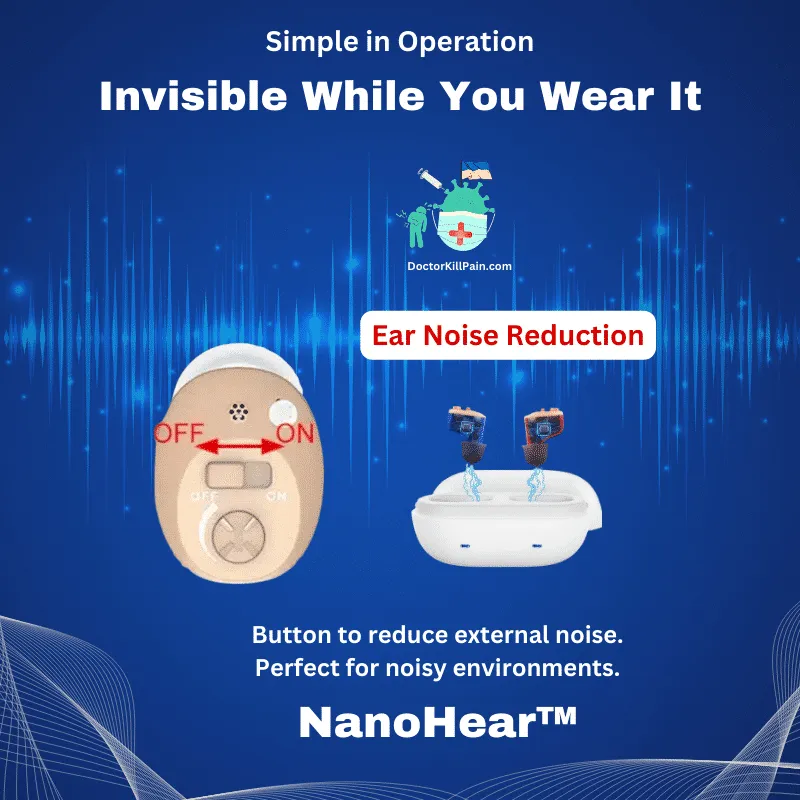 NanoHear™️ Small Affordable Hearing Aids For Moderate to Severe Hearing Loss color: Skin|Blue/Red|Black New Arrivals Best Affordable Hearing Aids