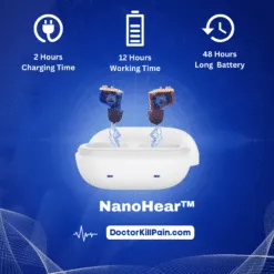 NanoHear™️ Small Affordable Hearing Aids For Moderate to Severe Hearing Loss color: Skin|Blue/Red|Black  New Arrivals Best Affordable Hearing Aids
