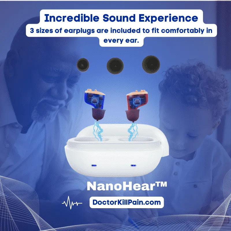 NanoHear™️ Small Affordable Hearing Aids For Moderate to Severe Hearing Loss color: Skin|Blue/Red|Black New Arrivals Best Affordable Hearing Aids