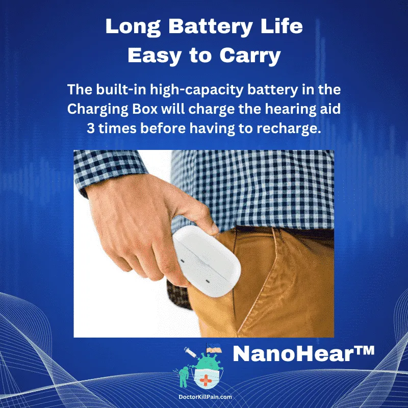 NanoHear™️ Small Affordable Hearing Aids For Moderate to Severe Hearing Loss color: Skin|Blue/Red|Black New Arrivals Best Affordable Hearing Aids