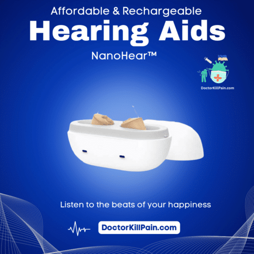 NanoHear™️ Small and Affordable Hearing Aids For Moderate to Severe Hearing Loss color: 1pc Black|1pc Blue|1pc Red|1pc Skin|Black (2)|Blue / Red (2)|Skin (2)  New Arrivals Best Affordable Hearing Aids