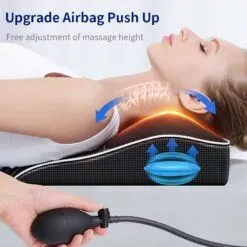 Jinkairui Electric Shiatsu Head Neck Cervical Ttraction Body Massager Car Back Pillow with Heating Vibrating Massage Device fd7acb3515ad33fc8f6d6c: AU|EU Plug|UK|US Plug  Pain Relief Back Pain Relief