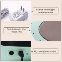 Smart Electric Lumbar Traction Device Waist Massager Inflated Back Stretcher Vibration Massage Heat Sciatica Pain Relief fd7acb3515ad33fc8f6d6c: Rechargeable  Pain Relief Back Pain Relief