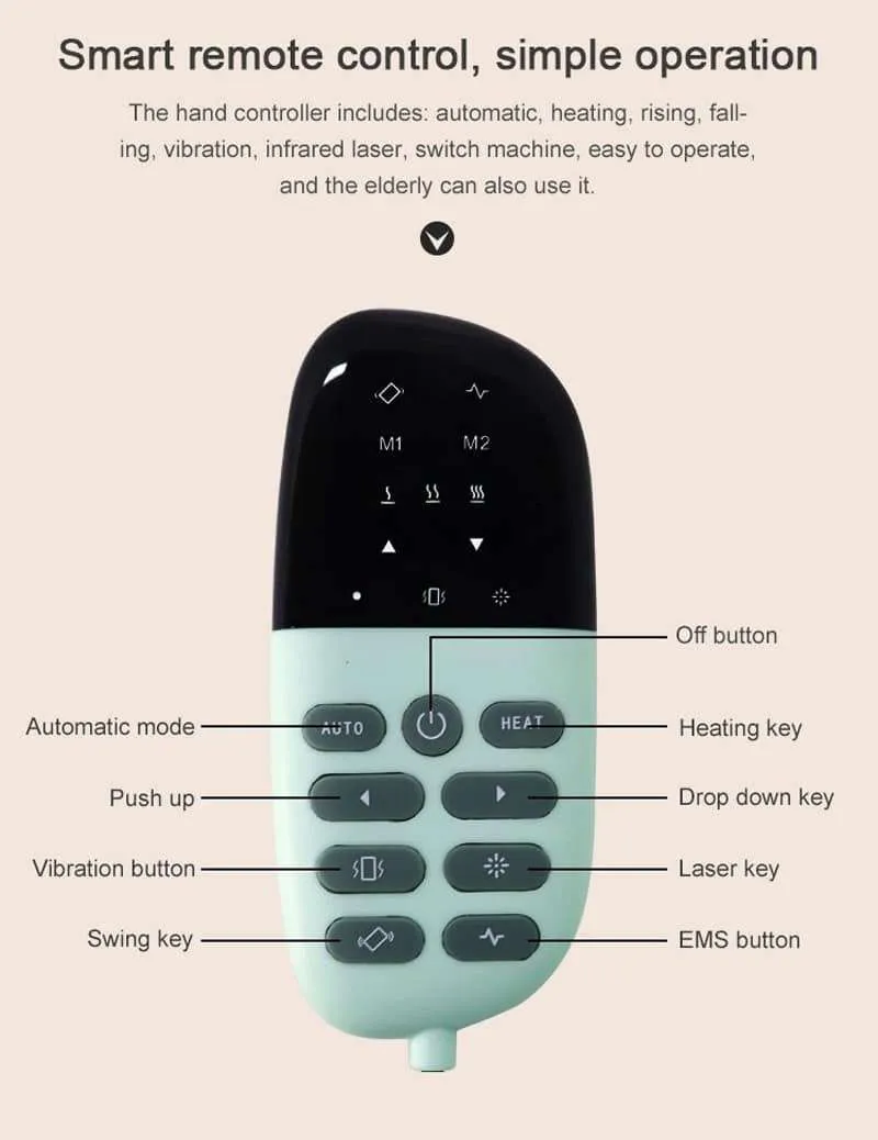 Smart Electric Lumbar Traction Device Waist Massager Inflated Back Stretcher Vibration Massage Heat Sciatica Pain Relief Smart Electric Lumbar Traction Device Waist Massager Inflated Back Stretcher Vibration Massage Heat Sciatica Pain Relief