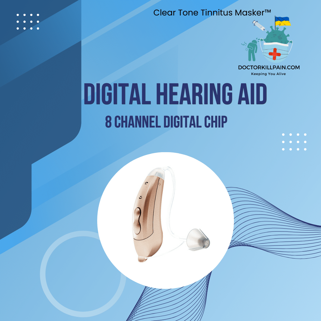 ClearTone Tinnitus Masker™ 8-Channel Digital BTE Hearing Aid - Image 2