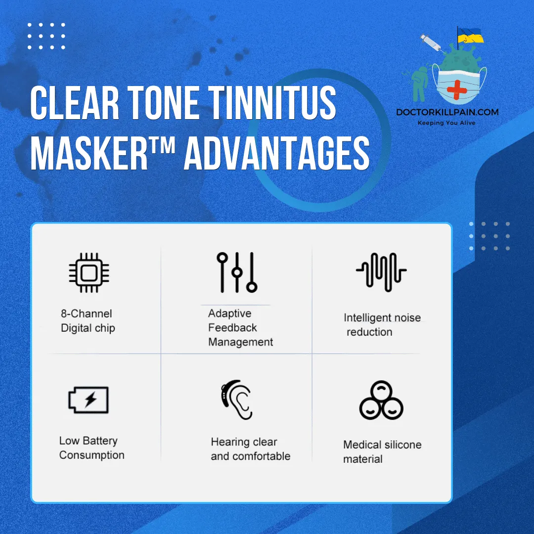 Clear Tone Tinnitus Masker™️ PRODUCT ADVANTAGES