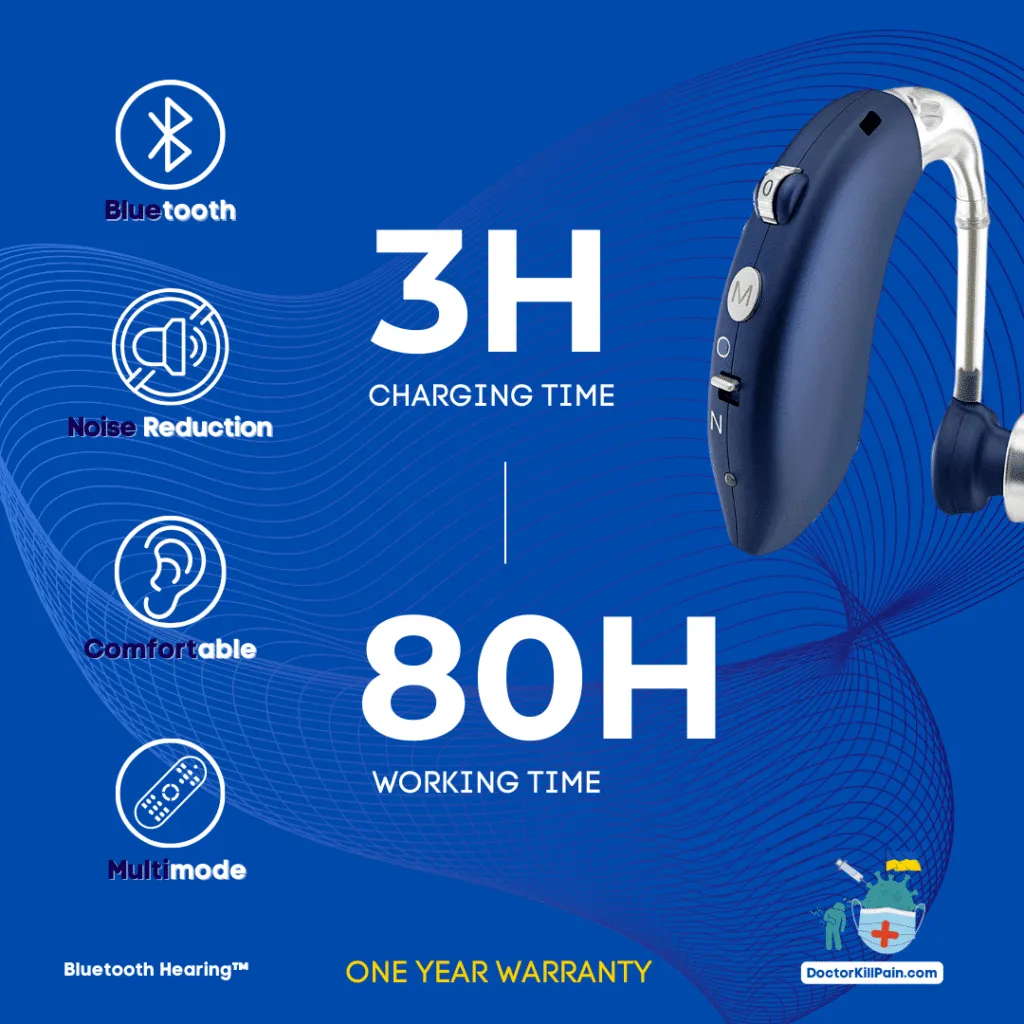 Bluetooth Hearing™️ Features & Charging Time