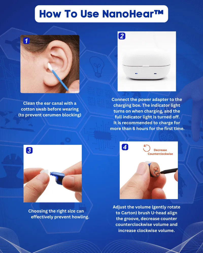 NanoHear™️ Hearing Aids How To Use NanoHear™️ (part 1)